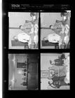 Boy Scout week; Man and woman at desk (4 Negatives (February 19, 1955) [Sleeve 36, Folder c, Box 6]